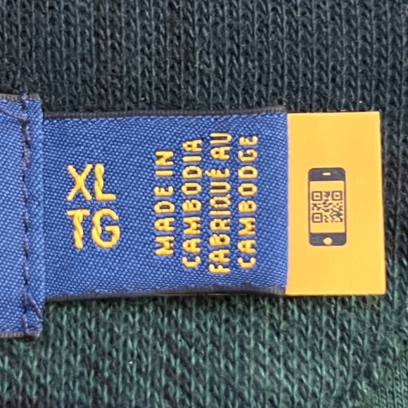 Polo Ralph Lauren Black Watch Plaid Quarter-Zip Pullover in Men's Size XL - EUC - Picture 8 of 11